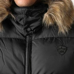 Top 10 🛒 Doudoune Capuche Fourrure 2108J Noir de Schott NYC 🌟 -Schott NYC Soldes schott nyc 152321 2108J BLACK 20180829T150610 03