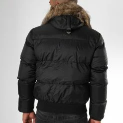 Top 10 🛒 Doudoune Capuche Fourrure 2108J Noir de Schott NYC 🌟 -Schott NYC Soldes schott nyc 152321 2108J BLACK 20180829T150613 05