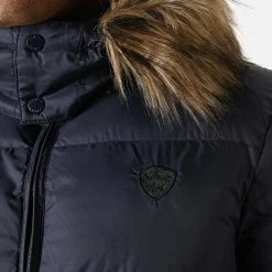 Sortie 🔥 Doudoune 2108J Bleu Marine de Schott NYC 👏 -Schott NYC Soldes schott nyc 185965 2108J NAVY 20190617T123420 03