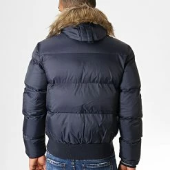 Sortie 🔥 Doudoune 2108J Bleu Marine de Schott NYC 👏 -Schott NYC Soldes schott nyc 185965 2108J NAVY 20190617T123424 05