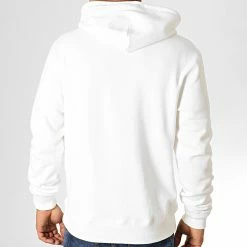 Offres 🛒 Sweat Capuche Logo Blanc Cassé de Schott NYC 🌟 -Schott NYC Soldes schott nyc 187023 SWHOOD OFF WHITE 20190625T163740 05