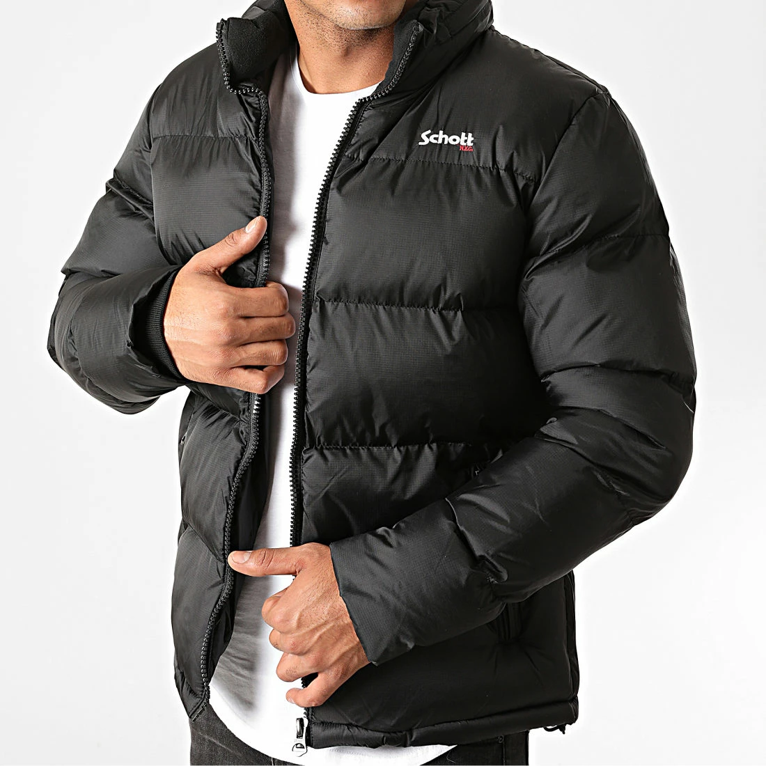 Acheter ❤️ Doudoune Capuche Idaho Noir de Schott NYC 🎉 3 Acheter ❤️ Doudoune Capuche Idaho Noir de Schott NYC 🎉