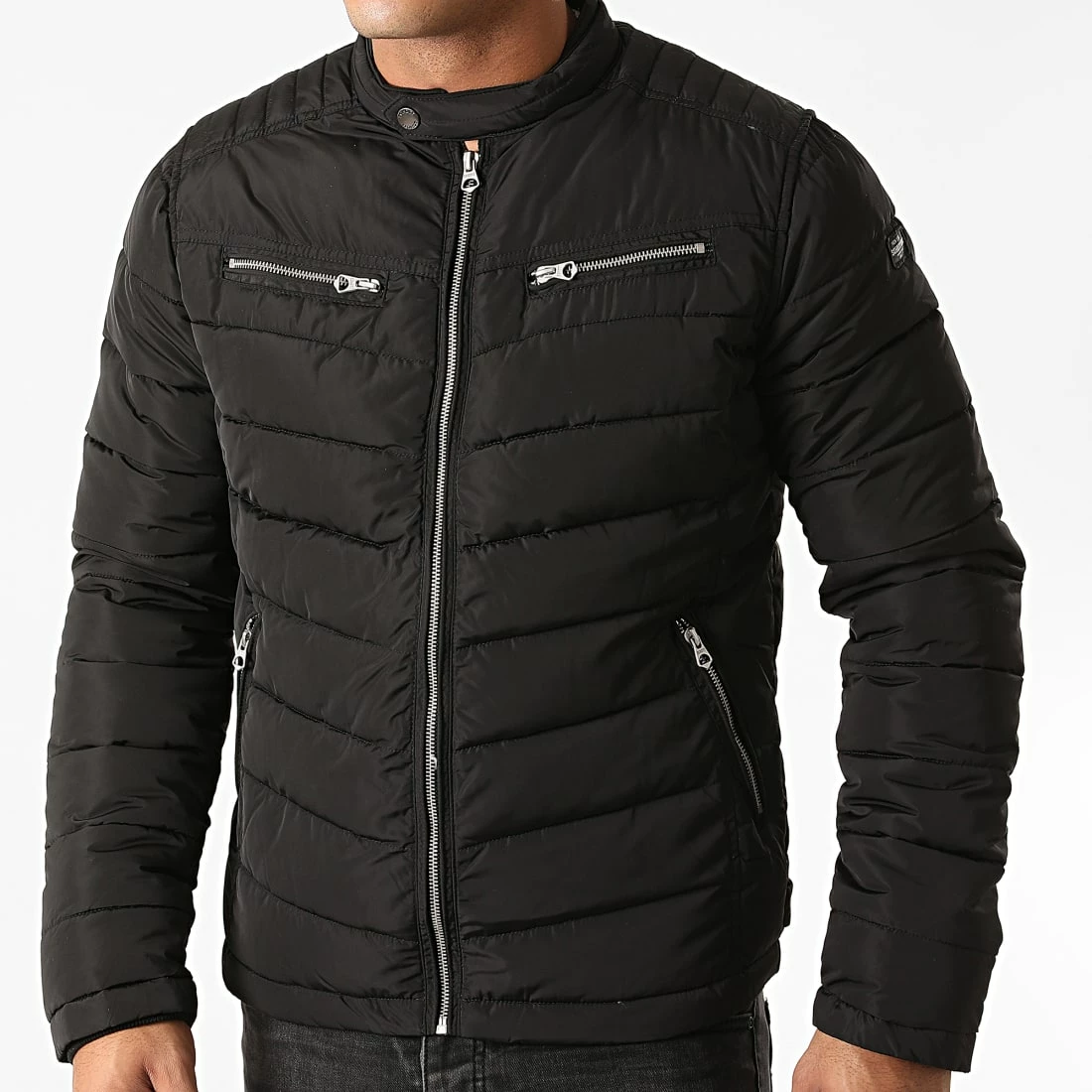 Nouveau ✔️ Veste Biker Daytona Noir de Schott NYC 🤩 5 Nouveau ✔️ Veste Biker Daytona Noir de Schott NYC 🤩 – Image 3