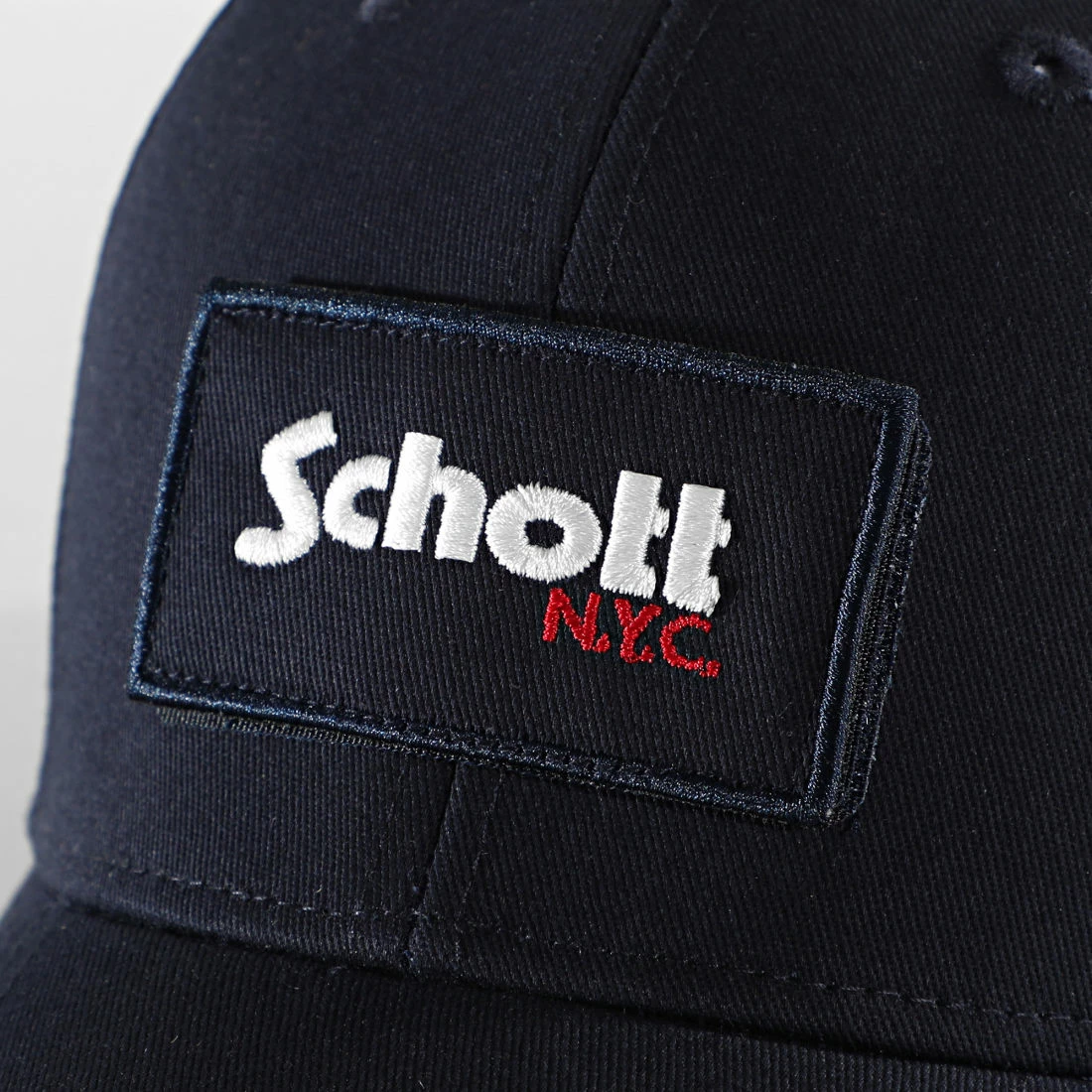 De gros 👍 Casquette 210 Bleu Marine de Schott NYC 🧨 3 De gros 👍 Casquette 210 Bleu Marine de Schott NYC 🧨 – Image 2