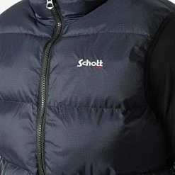 Promo 🥰 Doudoune Capuche Sans Manches Idaho 2V Bleu Marine de Schott NYC 💯 7 Promo 🥰 Doudoune Capuche Sans Manches Idaho 2V Bleu Marine de Schott NYC 💯 -Schott NYC Soldes schott nyc 278720 IDAHO2V NAVY 20210813T141201 02