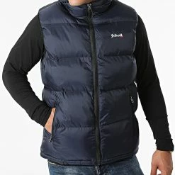 Promo 🥰 Doudoune Capuche Sans Manches Idaho 2V Bleu Marine de Schott NYC 💯 8 Promo 🥰 Doudoune Capuche Sans Manches Idaho 2V Bleu Marine de Schott NYC 💯 -Schott NYC Soldes schott nyc 278720 IDAHO2V NAVY 20210813T141203 03