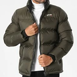 Meilleure vente 🎁 Doudoune Idaho Vert Kaki de Schott NYC 🔥
