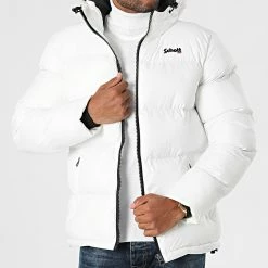 Le moins cher 🎁 Doudoune Idaho 2 Blanc de Schott NYC 😀