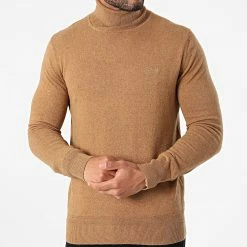De gros ⭐ Pull Col Roulé PLBEAL4 Camel Chiné de Schott NYC 🛒 -Schott NYC Soldes schott nyc 286460 PLBEAL4 CAMEL 20211005T163832 03