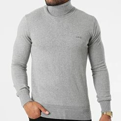 Acheter 🔥 Pull Col Roulé PLBEAL4 Gris Chiné de Schott NYC ⭐ -Schott NYC Soldes schott nyc 286462 PLBEAL4 H GREY 20211005T163921 03