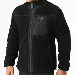 Tout neuf 🎉 Veste Zippée Polaire SWWADE1 Noir de Schott NYC đź›’