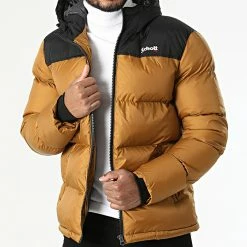 Offres ⌛ Doudoune Capuche Utah 2 Camel de Schott NYC ⌛