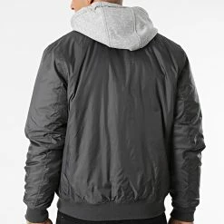 Le moins cher 🛒 Veste Zippée Capuche Oregon Gris Anthracite de Schott NYC 🥰 -Schott NYC Soldes schott nyc 290582 OREGON ANTHRACITE 20211104T160031 04