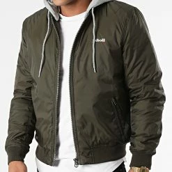 Les meilleures critiques de ⭐ Veste Zippée Capuche Oregon Vert Kaki de Schott NYC ✔️