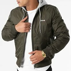 Les meilleures critiques de ⭐ Veste Zippée Capuche Oregon Vert Kaki de Schott NYC ✔️ -Schott NYC Soldes schott nyc 290584 OREGON KAKI 20211104T160051 03