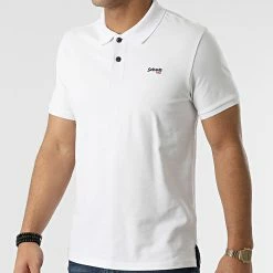 Acheter ❤️ Polo Manches Courtes Milton Blanc de Schott NYC 🤩