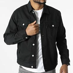 Les meilleures critiques de ✔️ Veste Jean USMC Noir de Schott NYC 🌟 -Schott NYC Soldes schott nyc 311977 USMC BLACK 20220407T152105 03