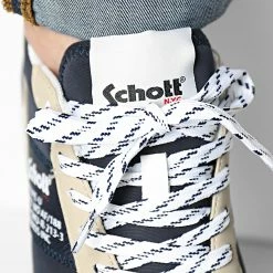 Vente flash 😀 Baskets 162522 Bleu Marine Beige de Schott NYC 🎁 -Schott NYC Soldes schott nyc 313681 162522 NAVY BLUE 20220420T140834 03