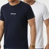 Meilleure vente 😉 Lot De 2 Tee 👕 Shirts Logo 2 Blanc Bleu Marine de Schott NYC 🥰 1 Meilleure vente 😉 Lot De 2 Tee 👕 Shirts Logo 2 Blanc Bleu Marine de Schott NYC 🥰 -Schott NYC Soldes schott nyc 314132 TS01MCLOGO2 WHITE NAVY 20220422T100217 01