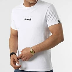 Meilleure vente 😉 Lot De 2 Tee 👕 Shirts Logo 2 Blanc Bleu Marine de Schott NYC 🥰 11 Meilleure vente 😉 Lot De 2 Tee 👕 Shirts Logo 2 Blanc Bleu Marine de Schott NYC 🥰 -Schott NYC Soldes schott nyc 314132 TS01MCLOGO2 WHITE NAVY 20220422T100221 04