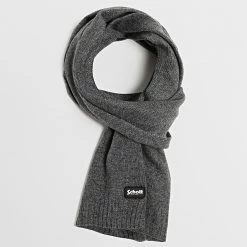 Vente flash 🎉 Echarpe Lance Gris Chiné de Schott NYC 🤩