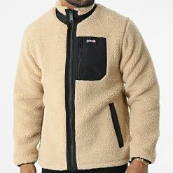 Coupon 😍 Veste Zippée Polaire SWWADE1 Beige de Schott NYC 😍