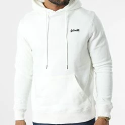 Top 10 ❤️ Sweat Capuche SW Hoody Beige de Schott NYC 🤩