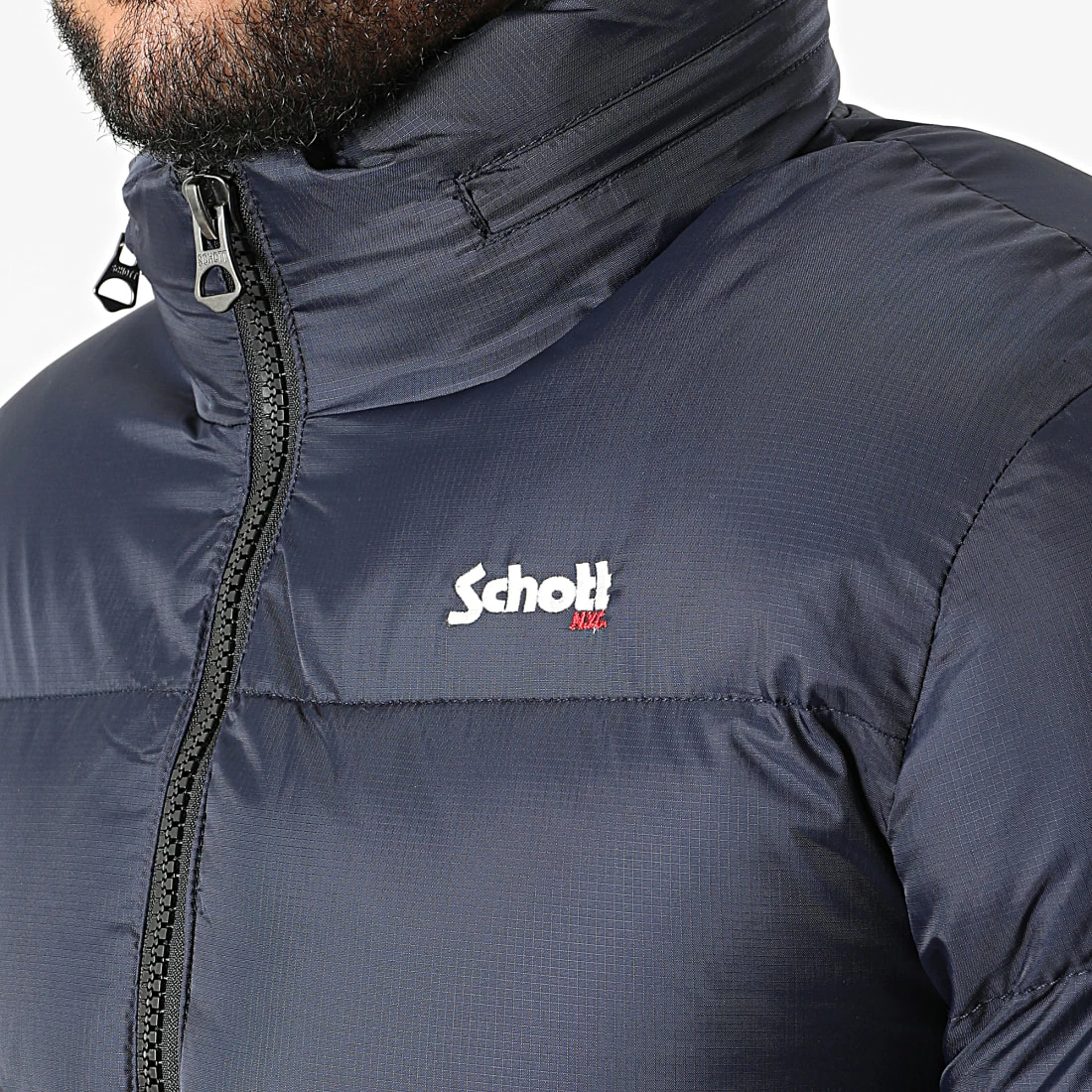 Meilleure affaire 😀 Doudoune Idaho Bleu Marine de Schott NYC ⭐ 4 Meilleure affaire 😀 Doudoune Idaho Bleu Marine de Schott NYC ⭐ – Image 2