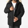 De gros 🥰 Parka Fourrure Nelson 20 Noir de Schott NYC ❤️