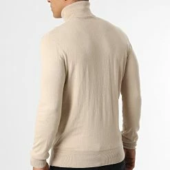 Acheter 👍 Pull Col Roulé PLBEAL4 Beige de Schott NYC 🔥 -Schott NYC Soldes schott nyc 335258 PLBEAL4 LT BEIGE 20220906T152703 04