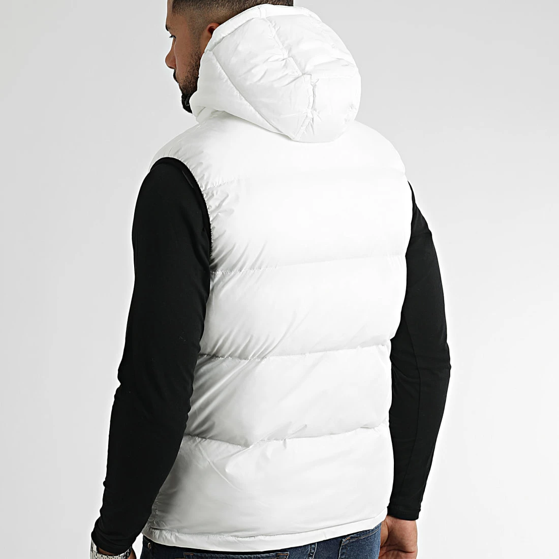 Tout neuf 🌟 Doudoune Capuche Sans Manches Idaho 2V Blanc de Schott NYC 🥰 6 Tout neuf 🌟 Doudoune Capuche Sans Manches Idaho 2V Blanc de Schott NYC 🥰 – Image 4