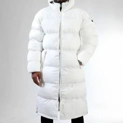 Bon marché 🔔 Doudoune Longue Capuche 2190MAX Blanc de Schott NYC 😀