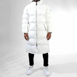 Bon marché 🔔 Doudoune Longue Capuche 2190MAX Blanc de Schott NYC 😀 -Schott NYC Soldes schott nyc 340806 2190MAX WHITE 20220929T161445 03