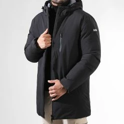 De gros 🌟 Parka Capuche Fargo 2 Noir de Schott NYC 🔔