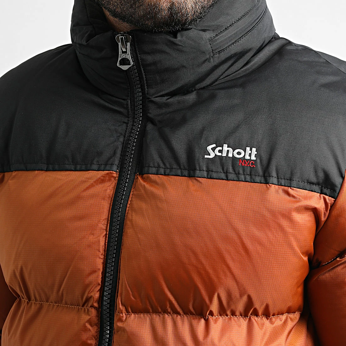 Meilleure affaire 🎁 Doudoune Capuche Utah Orange de Schott NYC 😉 4 Meilleure affaire 🎁 Doudoune Capuche Utah Orange de Schott NYC 😉 – Image 2