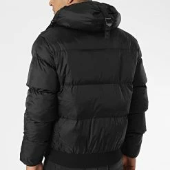 Remise 🔥 Doudoune Capuche Chicago Noir de Schott NYC 👍 -Schott NYC Soldes schott nyc 342269 CHICAGO BLACK 20221010T160225 04