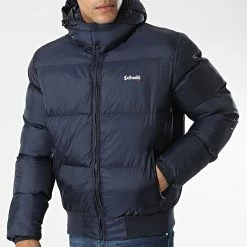 Budget 👍 Doudoune Capuche Chicago Bleu Marine de Schott NYC 👏 8 Budget 👍 Doudoune Capuche Chicago Bleu Marine de Schott NYC 👏 -Schott NYC Soldes schott nyc 342270 CHICAGO NAVY 20221010T160020 03