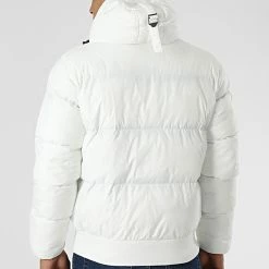 De gros ✨ Doudoune Capuche Chicago Blanc de Schott NYC ⭐ -Schott NYC Soldes schott nyc 342271 CHICAGO WHITE 20221010T160036 04