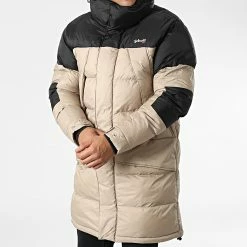 Acheter ✨ Doudoune Capuche Longue Ontario Beige de Schott NYC ⌛ -Schott NYC Soldes schott nyc 342924 ONTARIO BLACK BEIGE 20221010T155843 03