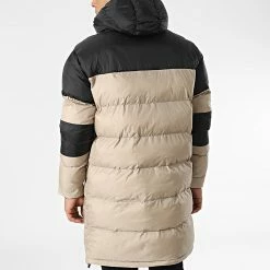Acheter ✨ Doudoune Capuche Longue Ontario Beige de Schott NYC ⌛ -Schott NYC Soldes schott nyc 342924 ONTARIO BLACK BEIGE 20221010T155845 04