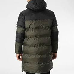 Bon marché 👍 Doudoune Capuche Longue Ontario Vert Kaki Noir de Schott NYC 😍 -Schott NYC Soldes schott nyc 342927 ONTARIO BLACK KHAKI 20221010T155828 04