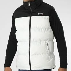 Meilleure vente 🎁 Doudoune Sans Manches Utah Blanc de Schott NYC 😍