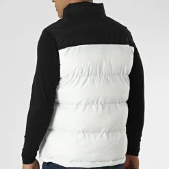 Meilleure vente 🎁 Doudoune Sans Manches Utah Blanc de Schott NYC 😍 -Schott NYC Soldes schott nyc 342930 UTAHV WHITE 20221010T160141 04