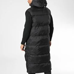 Promo 🌟 Doudoune Capuche Sans Manches Longue 2190Max Noir de Schott NYC 🛒 -Schott NYC Soldes schott nyc 343619 2190MAXV BLACK 20221013T151347 04