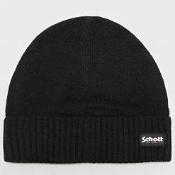 De gros 🎁 Bonnet Lance Noir de Schott NYC 🛒