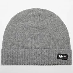 Vente flash 👏 Bonnet Lance Gris Chiné de Schott NYC 🧨