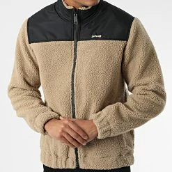 Top 10 ✔️ Veste Zippée Fourrure Mouton Sward 1 Beige de Schott NYC 🎁