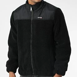 Nouveau 😀 Veste Zippée Fourrure Mouton Sward 1 Noir de Schott NYC 🌟 -Schott NYC Soldes schott nyc 345309 SWWARD1 BLACK 20221027T152201 03