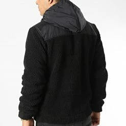 Top 10 ✨ Veste Zippée Capuche Fourrure Mouton Sward 2 Noir de Schott NYC 🛒 -Schott NYC Soldes schott nyc 345311 SWWARD2 BLACK 20221024T154122 04