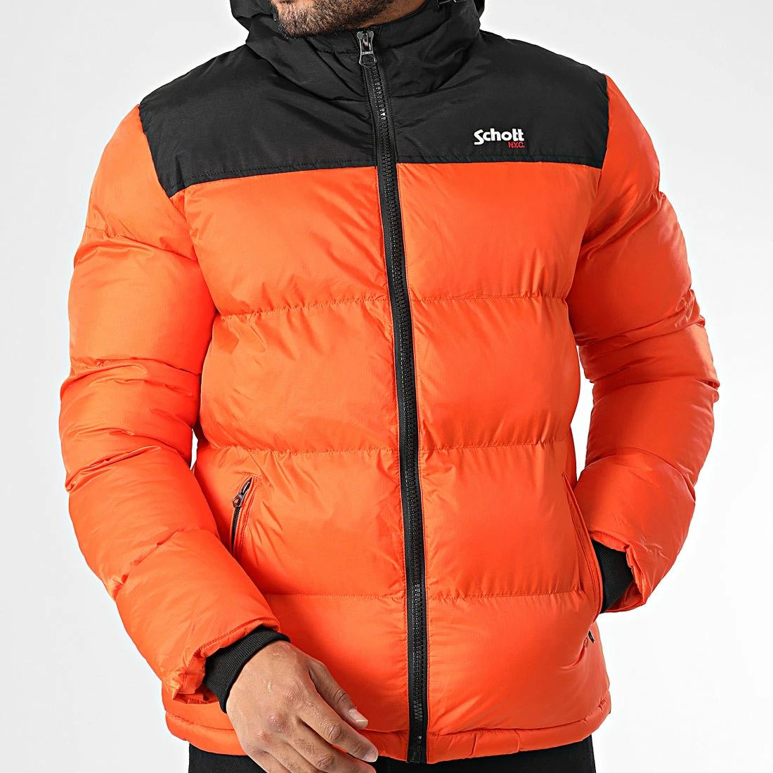 Offres ✔️ Doudoune Capuche Utah 2 Orange de Schott NYC 🛒 3 Offres ✔️ Doudoune Capuche Utah 2 Orange de Schott NYC 🛒